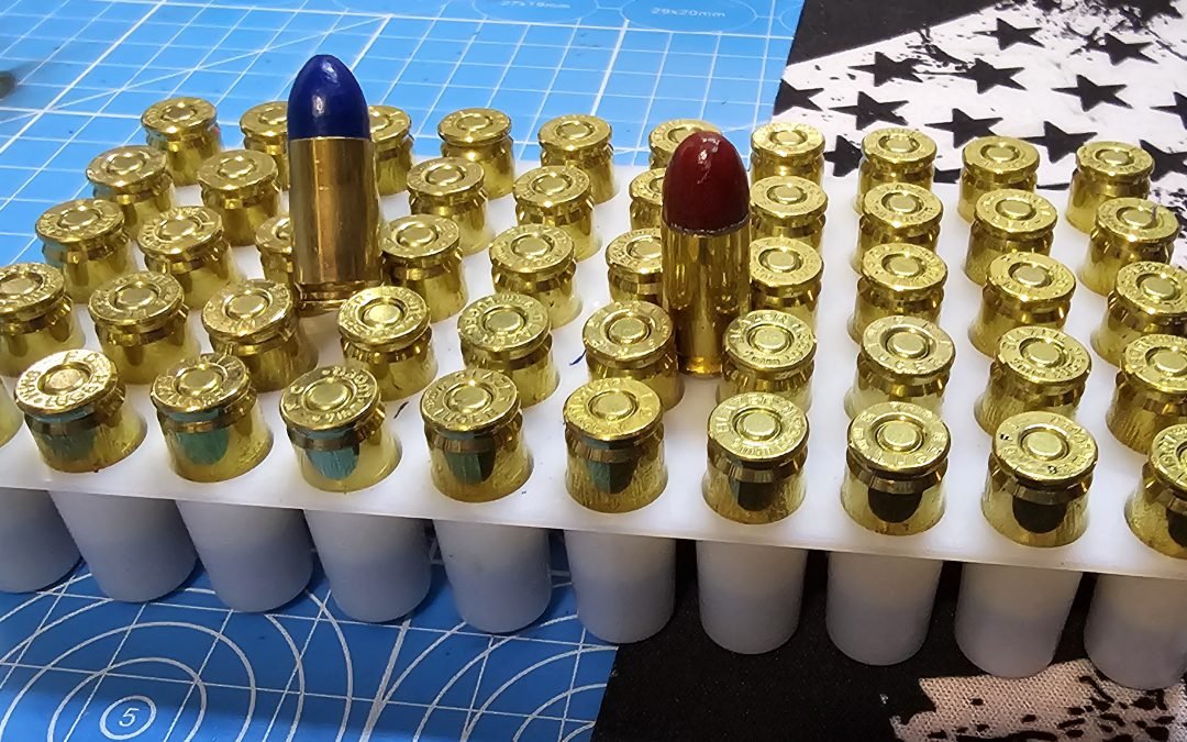 9mm Polymer coated bullet reloading